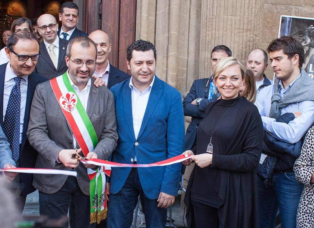 chaira montauti all'inaugurazione della casa delle eccellenze