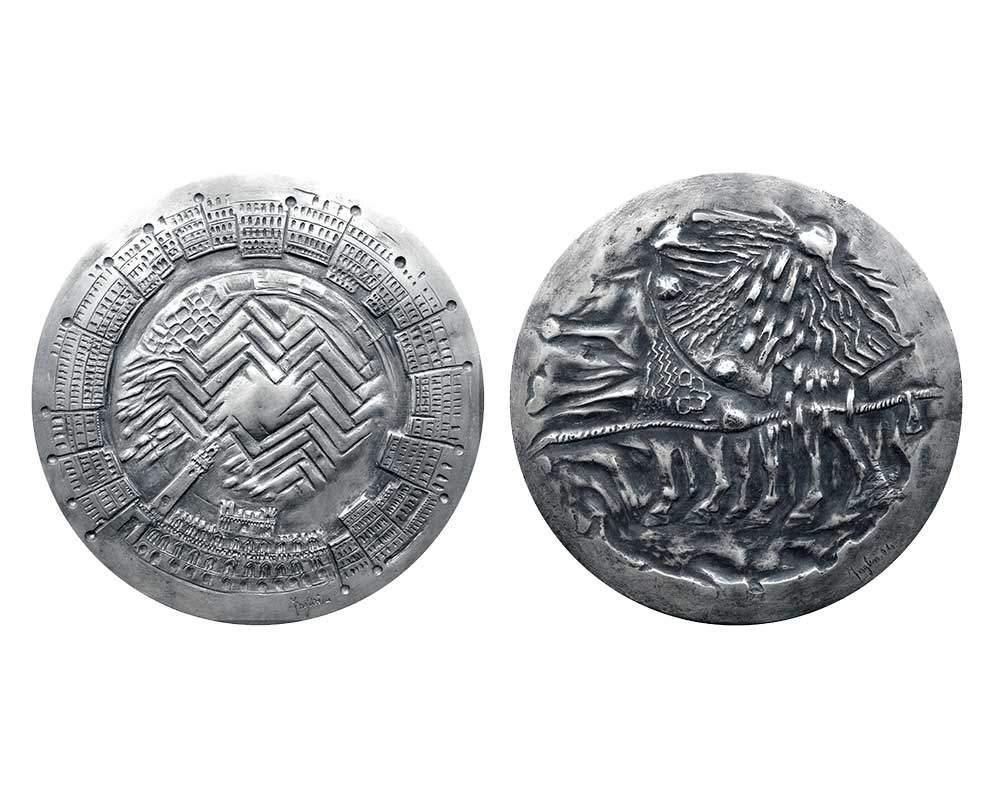 medaglia del palio di siena argento